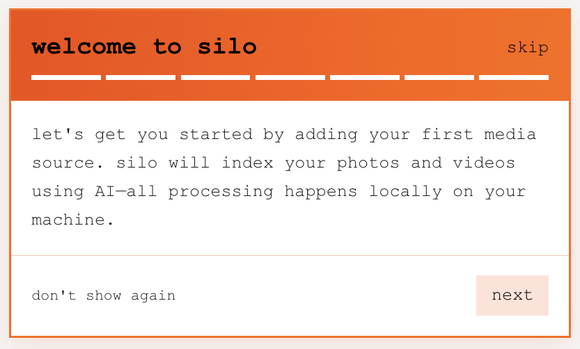 getting started tour